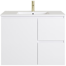 Jane Express 900mm Polar White Single Vanity with Basin